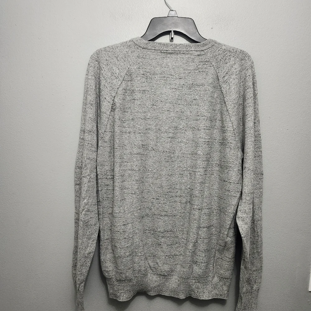 J.crew mercantile men's pullover crew neck sweater size large gray